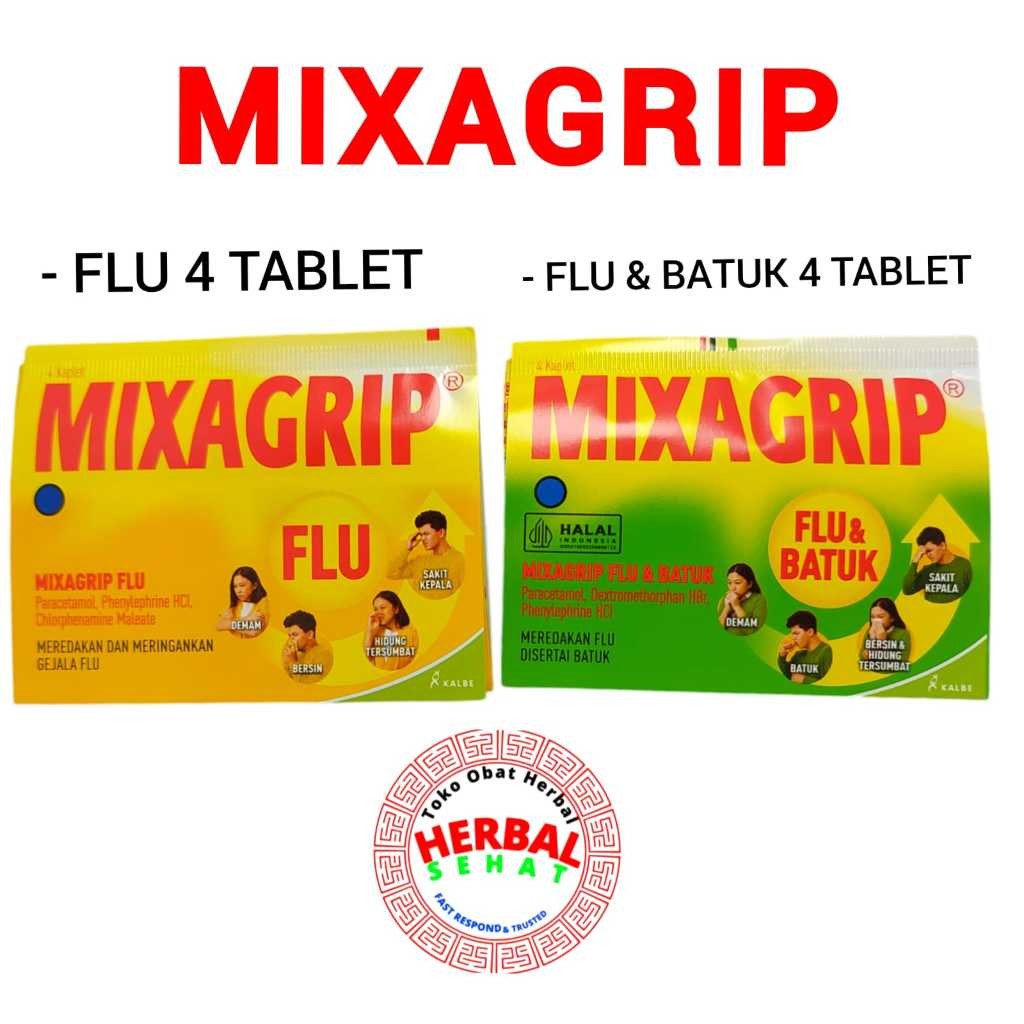 

Mixagrip Flu - Flu & Batuk All Varian [PREMIUM]