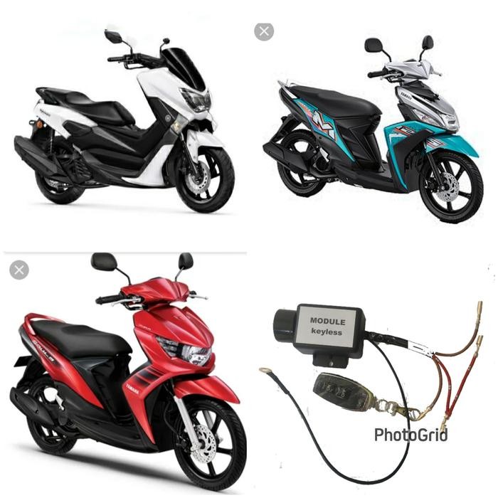 PREMIUM Remote kontak ON OFF keyless Yamaha NMAX OLD plug and play