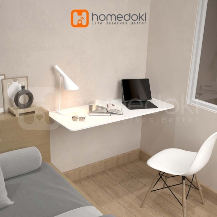 PREMIUM Meja Lipat Dinding/ Meja Belajar / Meja Lipat Laptop Dinding / Makan / Meja Lipat Dinding