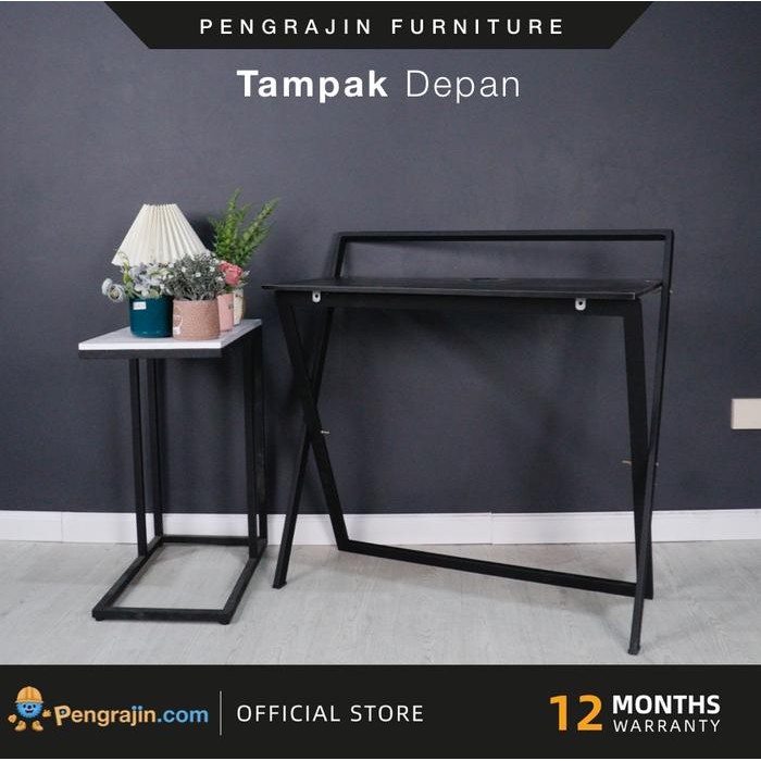 PREMIUM Craftsman Meja Belajar dan Kerja Lipat Minimalis Edition MSB05