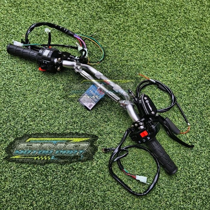 PREMIUM stang stir daytona tipe LOW dan tipe MEDIUM set gas saklar kiri kanan set master rem sett