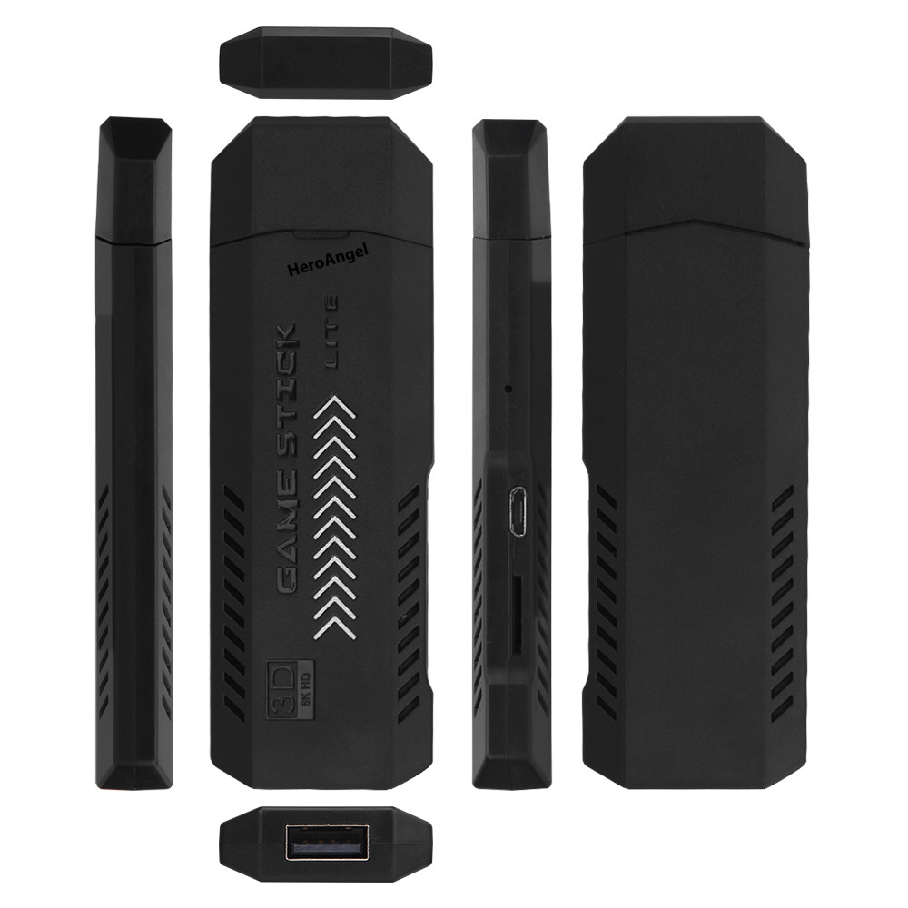 NEW Upgrade X2 PLUS Gamestick 3D Retro Video Game Console Wireless Controllers HDTV Out 40000 Games 