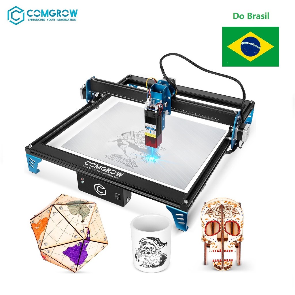 COMGROW COMGO Z1 CNC Pengukir Laser Mesin Pengukir Laser Presisi Tinggi Router Kayu CNC 400*400Mm Pr