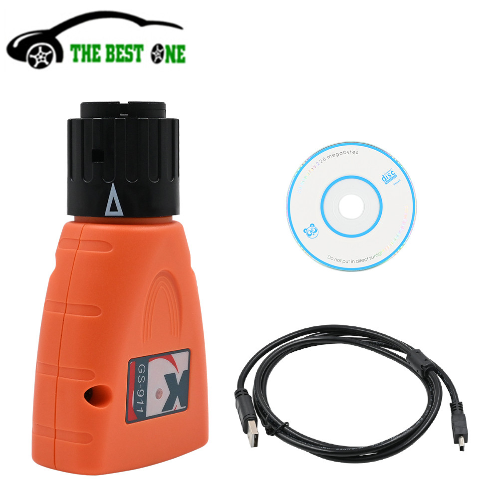 Alat Diagnostik GS-911 Baru untuk Sepeda Motor  V1006.3 Pemindai Darurat GS911 Penganalisis Mesin Pr