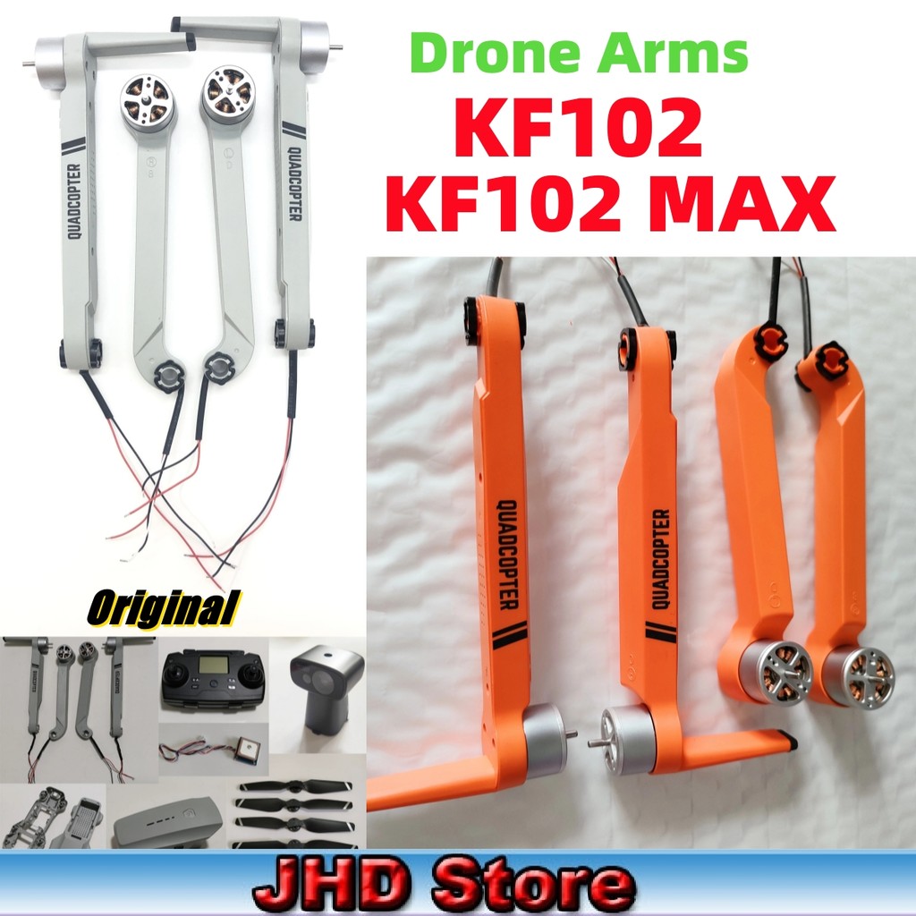 JHD KF102/ KF102MAX Lengan dengan Motor Tanpa Sikat KF102 RC Drone Suku Cadang Lengan Pesawat Akseso