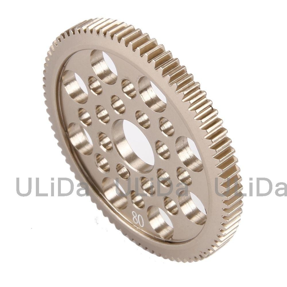 Logam Aluminium 48P Spur Gear 92T 85T 80T untuk Sakura D3 XI Zero S 1:10 RC Mobil Drift