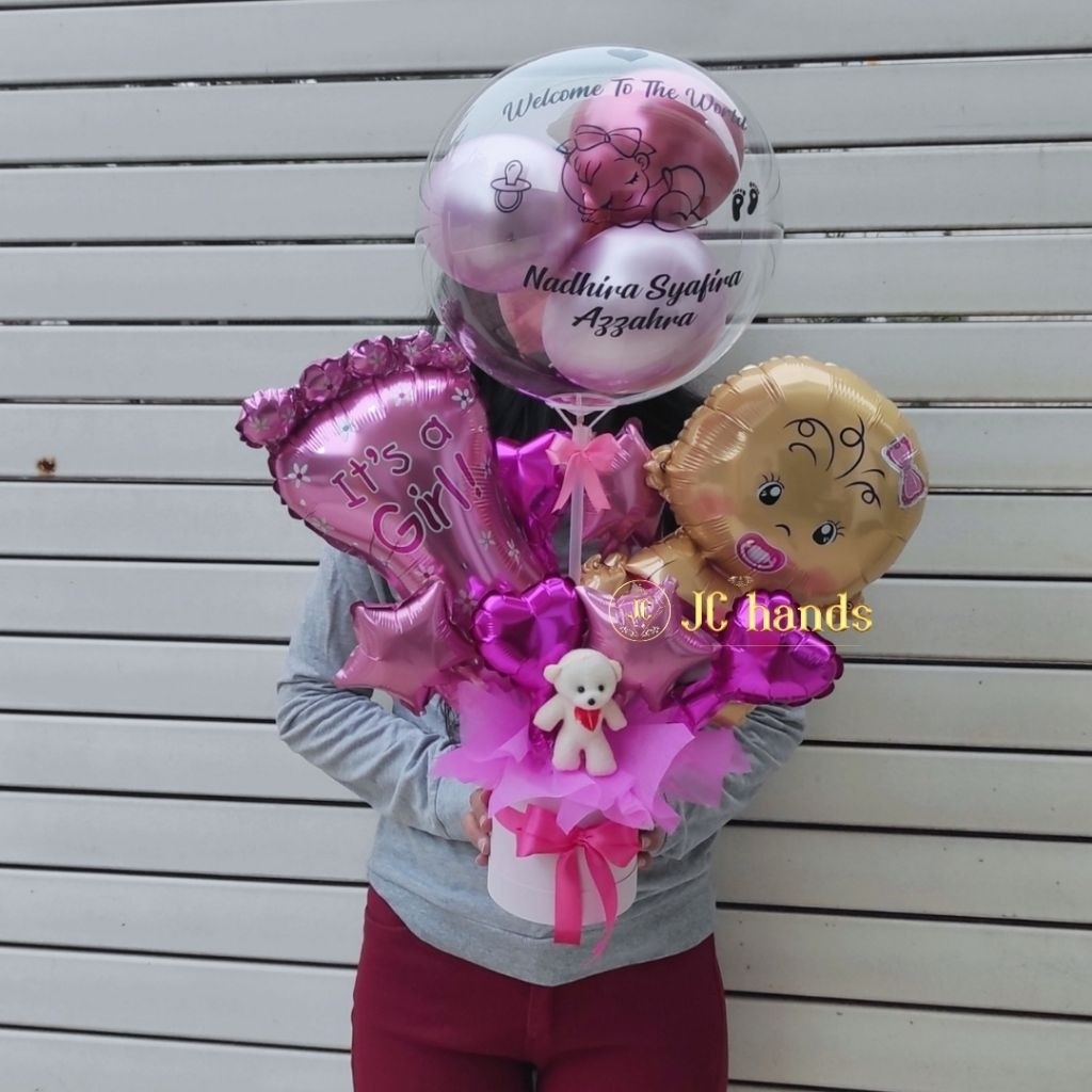 Buket Balon New Born Baby