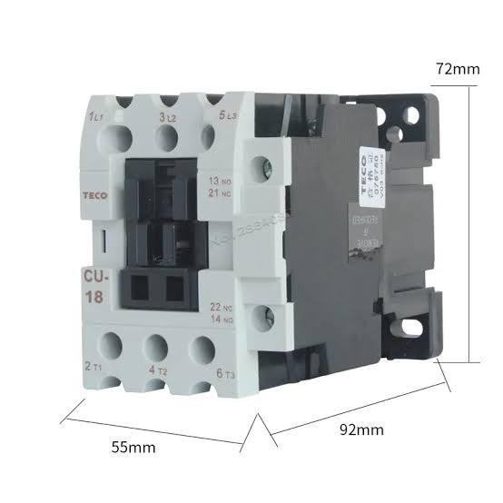 Cu-18 380V Magnetic Contactor Teco Cu18 Ac380V