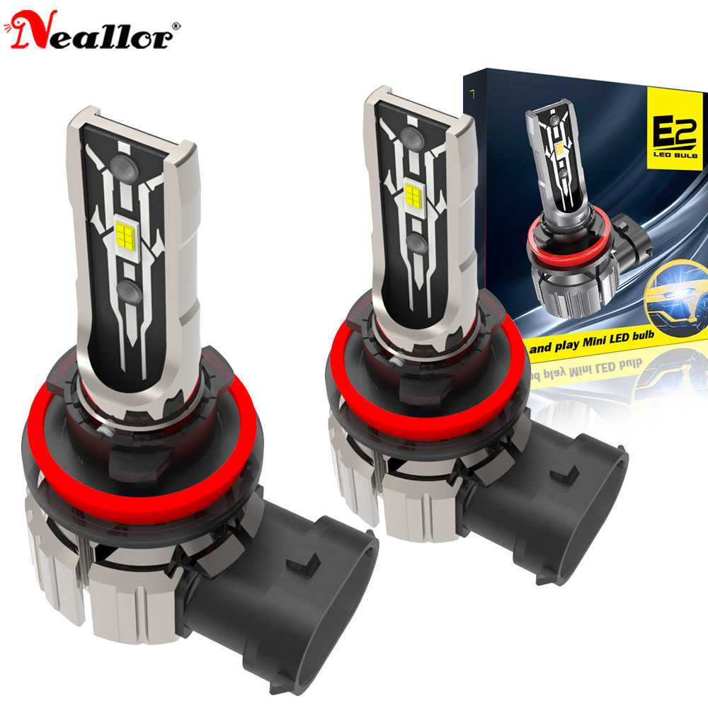 2x H11 H8 H16 LED Canbus Lampu Depan Lampu Kabut H9 H7 HB3 HB4 H10 H4 Bohlam Mobil Mengemudi Berjala