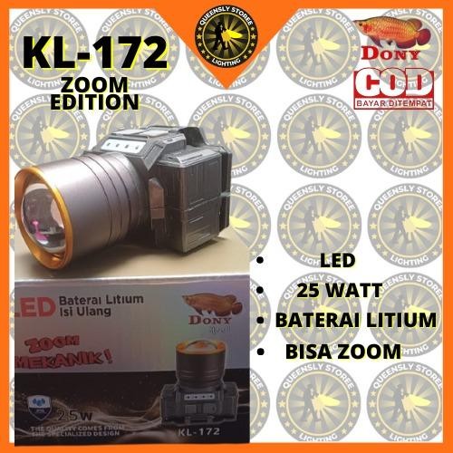 Senter Dony Original KL 172, senter ZOOM terbaik