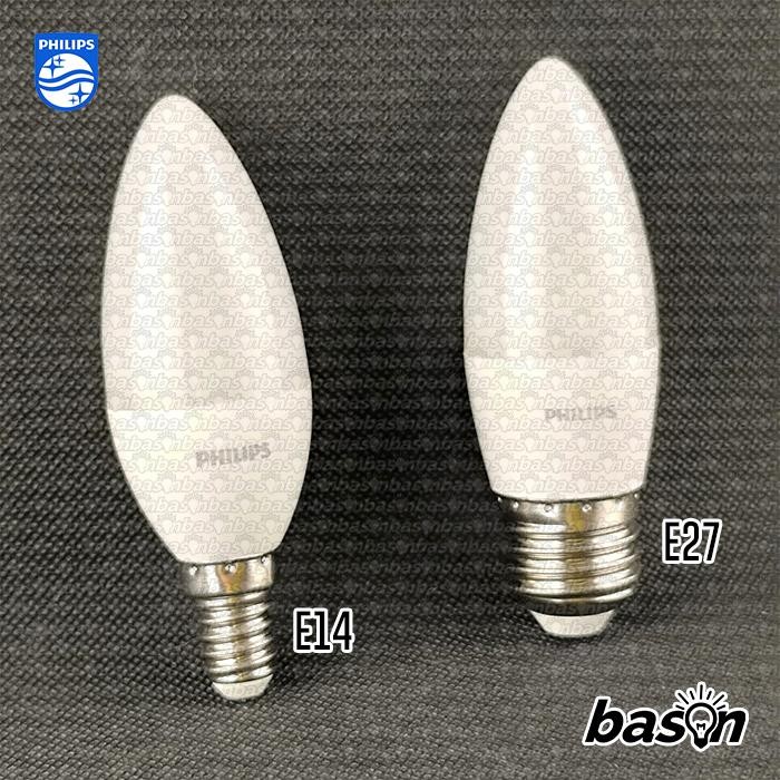 PHILIPS Essential LED Candle 6W E14 / E27 - 2700K atau 4000K - Lampu Hias Filamen Cabe