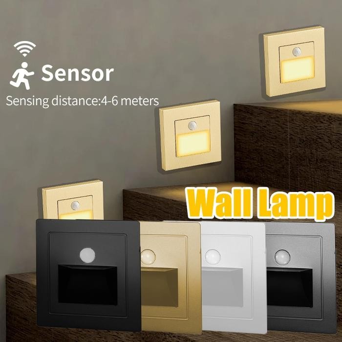 ANBOLT Lampu Tangga Dinding Step LED Step Light Lampu LED Tembok Anak Waterproof Lampu Dinding
