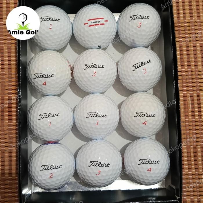 Bola Golf Second Bekas Titleist Trufeel Isi 12 Bola Tbk