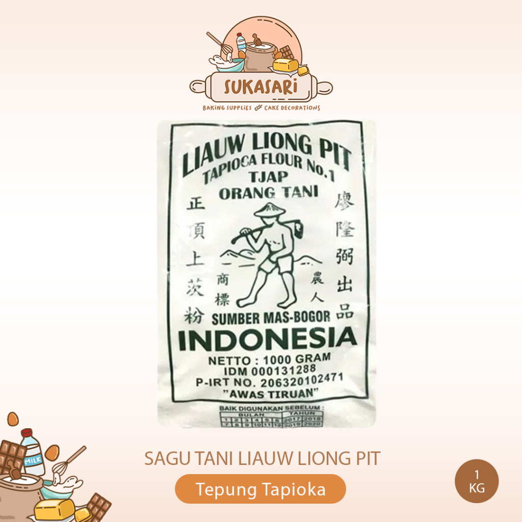 

SANS Tepung Sagu Tani Liauw Liong Pit 1kg / Tepung Tapioka