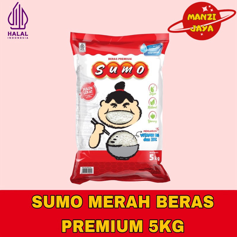 

SANS BERAS SUMO Kemasan Merah, Kuning & Hijau 5kg & 10kg