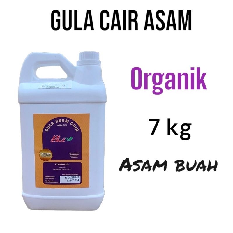 

SANS Gula Cair Asam 5 Liter ( 7 Kg ) - Gula Asam Buah - Goumi Gomi Mixuu