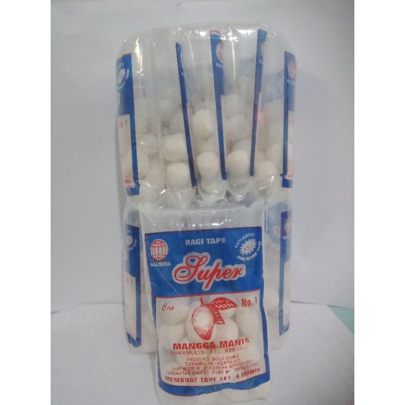 

SANS RAGI Tape Mangga 1 Bal isi 10 Bungkus 1 Bungkus isi 16 Biji