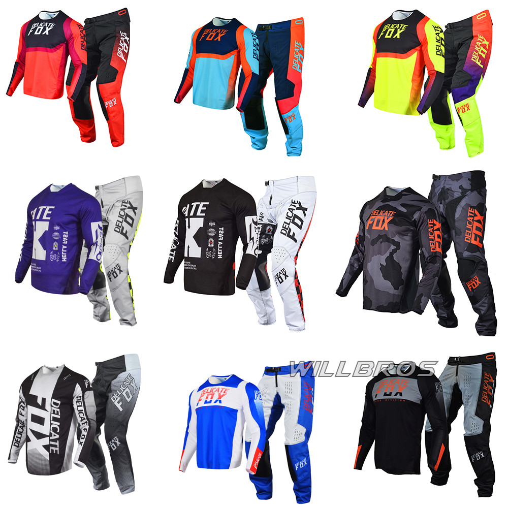 180 Oktiv Trev MX Jersey Celana Combo Motor Motocross Balap Sepeda Motor Trail DH ATV UTV MTB SX Gea