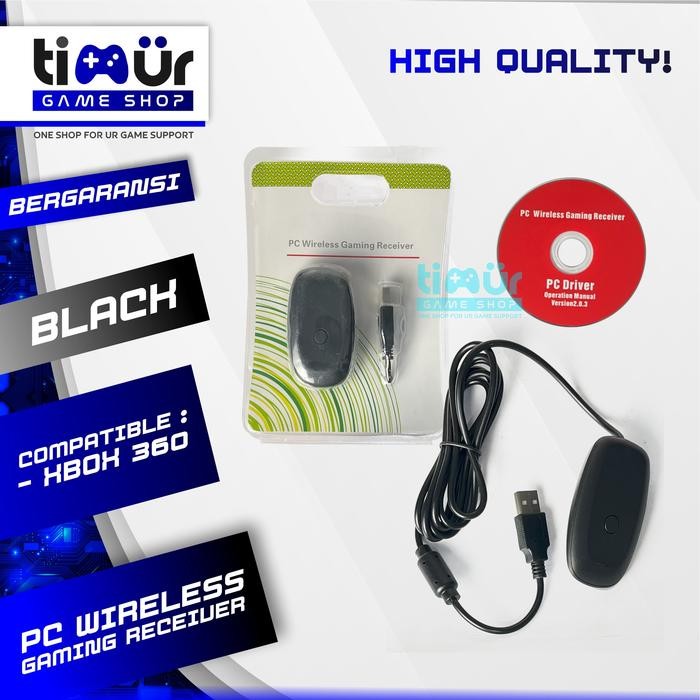 Receiver Stik Stick Xbox 360 Wireless Gaming Dongle PC Windows