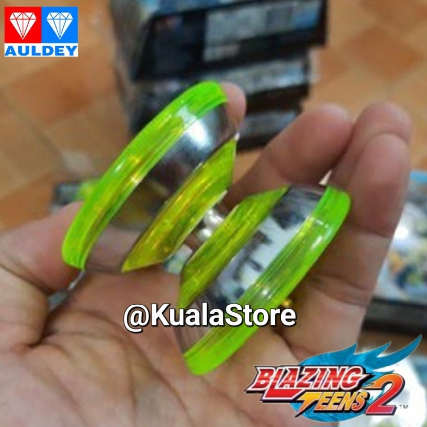 Yoyo Auldey Blazing Teens Holy Ring LED Lampu Metal Contest esional Lht Yoyo Kuala Blazing Teams