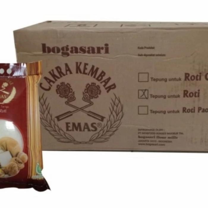 

SALE !!! TEPUNG TERIGU CAKRA KEMBAR EMAS ROTI 5 KG READYY