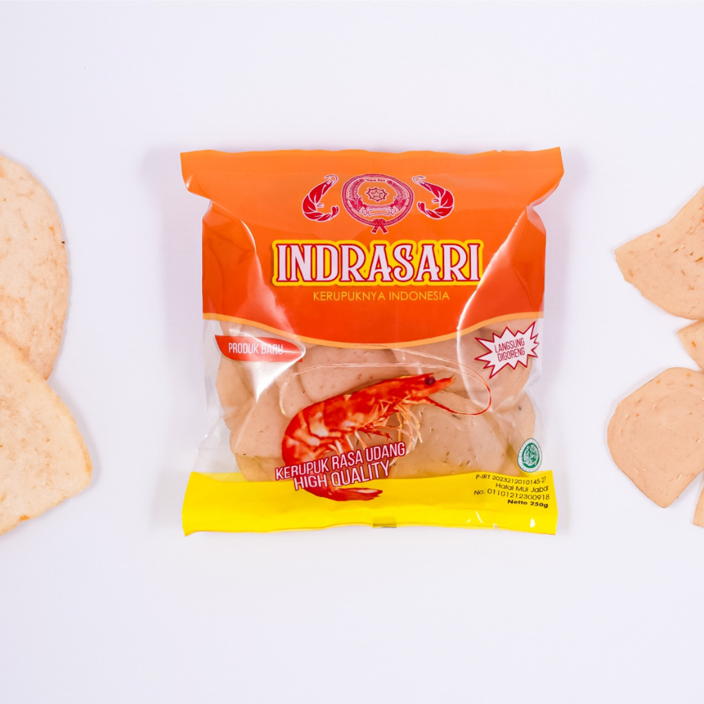 

KERUPUK RASA UDANG INDRASARI 250 GRAM 100% ORIGINAL
