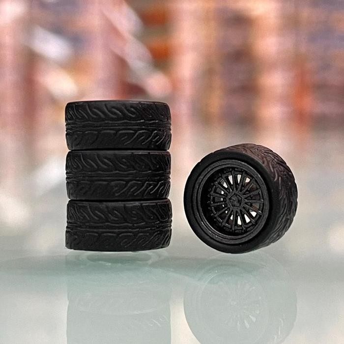 Terlaris [Bagus] Ban Karet Velg Hotwheels Diecast Dapat Axle As Selongsong (3)