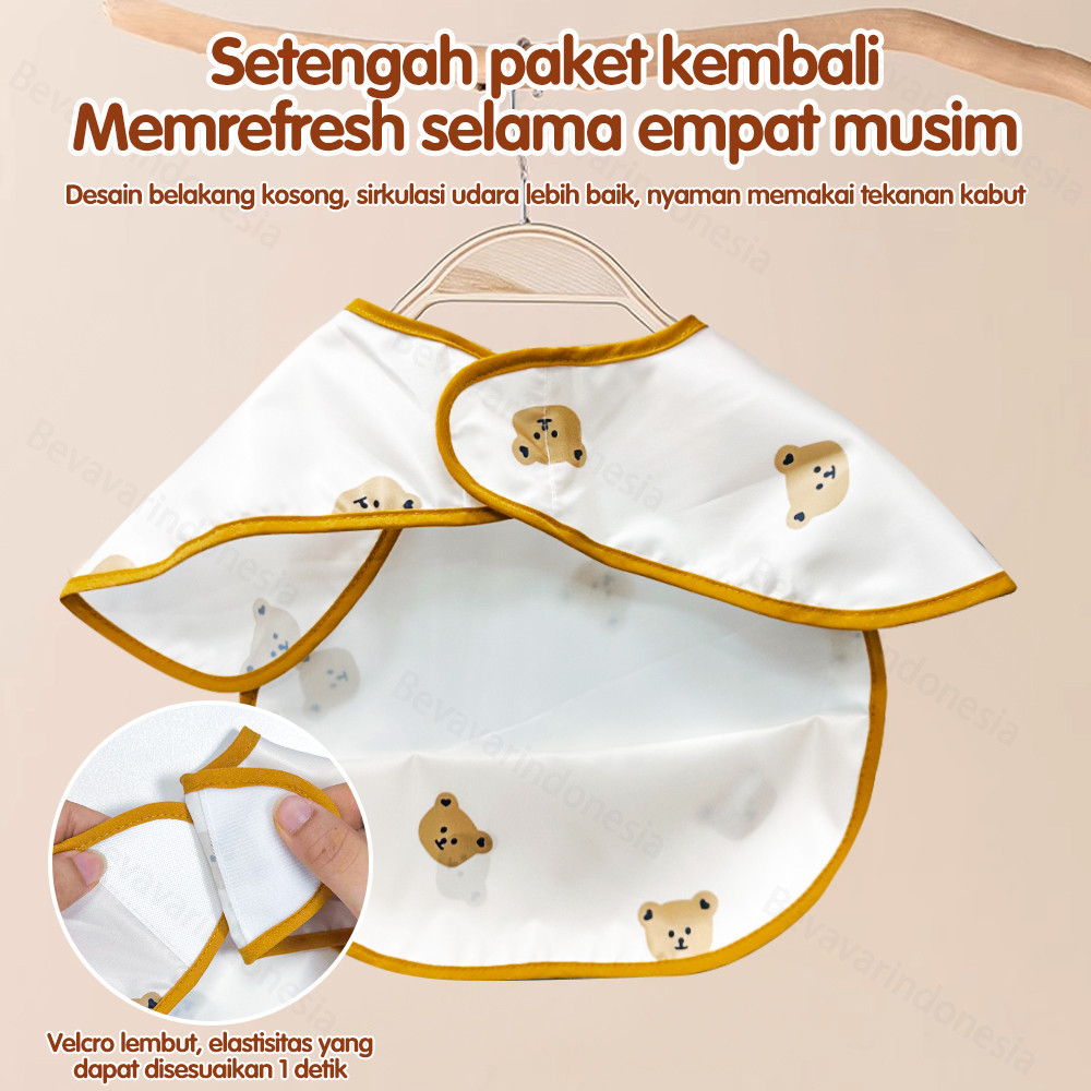 BEVAVAR Celemek Makan Bayi Anti Muntah Baby Bib Slaer Handuk Air Liur