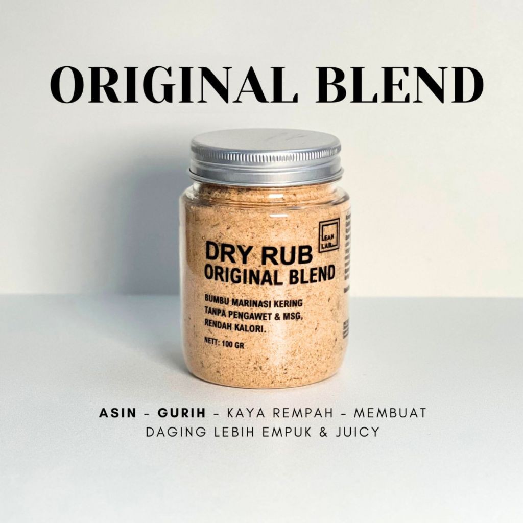 

Bumbu Masak Dry Rub Marinasi Rendah Kal Leanlab Bundle 100g x3 (/Cajun/Teriyaki)