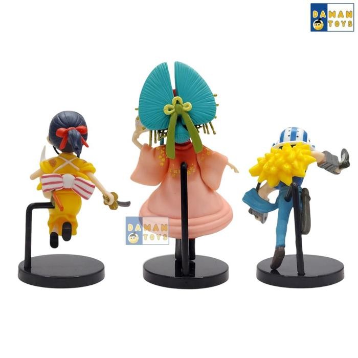ONE PIECE ACTION FIGURE WCF YAMATO KAIDO KIKU KOMURASAKI BONNIE KILLER PAJANGAN KOLEKSI
