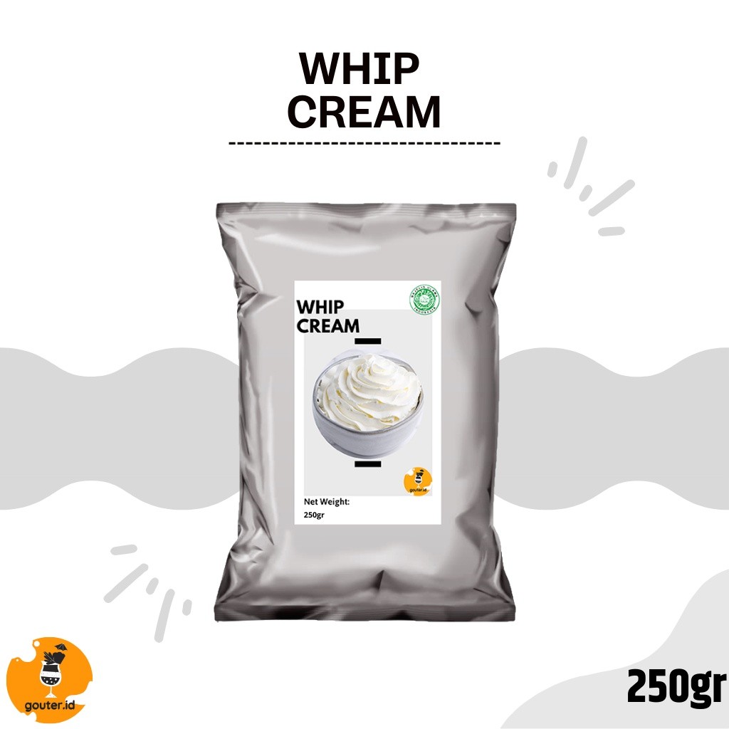 

RATU WHIP CREAM TOPPING 250GR / BUBUK WHIP CREAM / WHIPPED CREAM POWDER / WHIPPING CREAM TOPPING