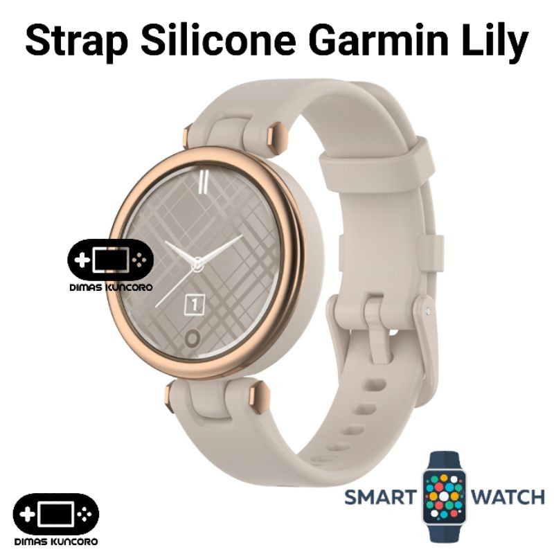 RB2233 Strap Silicone Garmin Lily 1 Silicon Tali Jam Rubber Smartwatch