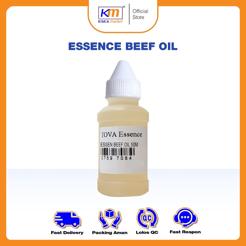 

RATU Essence Makanan / MInuman Flavor TOVA Beef Oil 50ML/ Perisa Makanan / Penambah Aroma Cair /