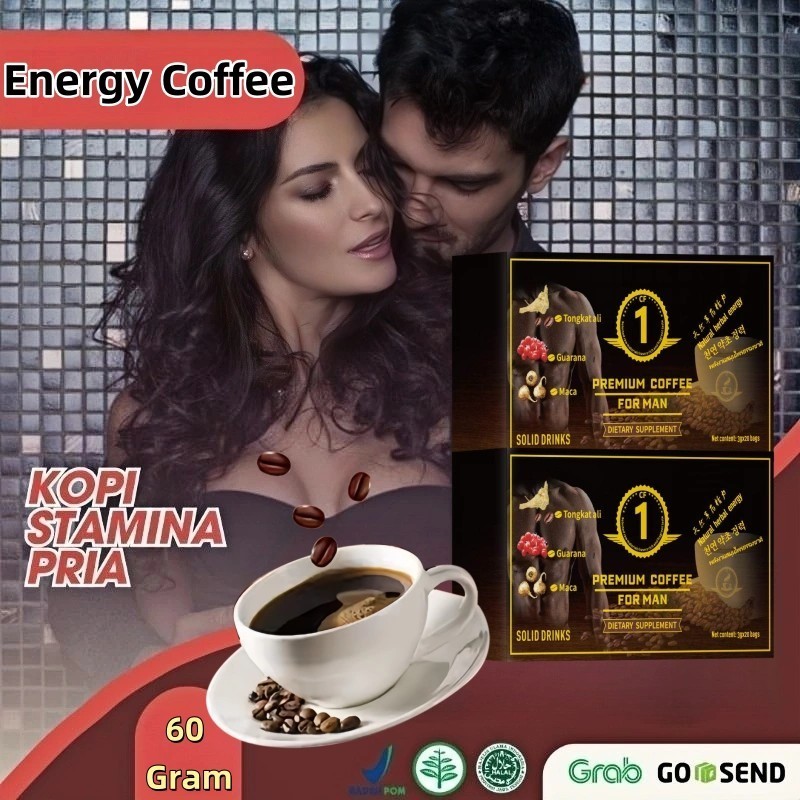 

RATU FORMAN Minuman kopi tahan lama untuk pria Original 20 kantong Suplemen energi pria kopi tahan