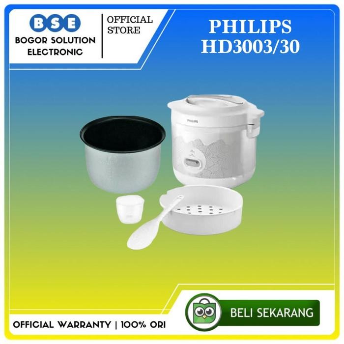Rice Cooker PHILIPS HD3003-30 PHILIPS Rice Cooker 1.8 Liter HD3003