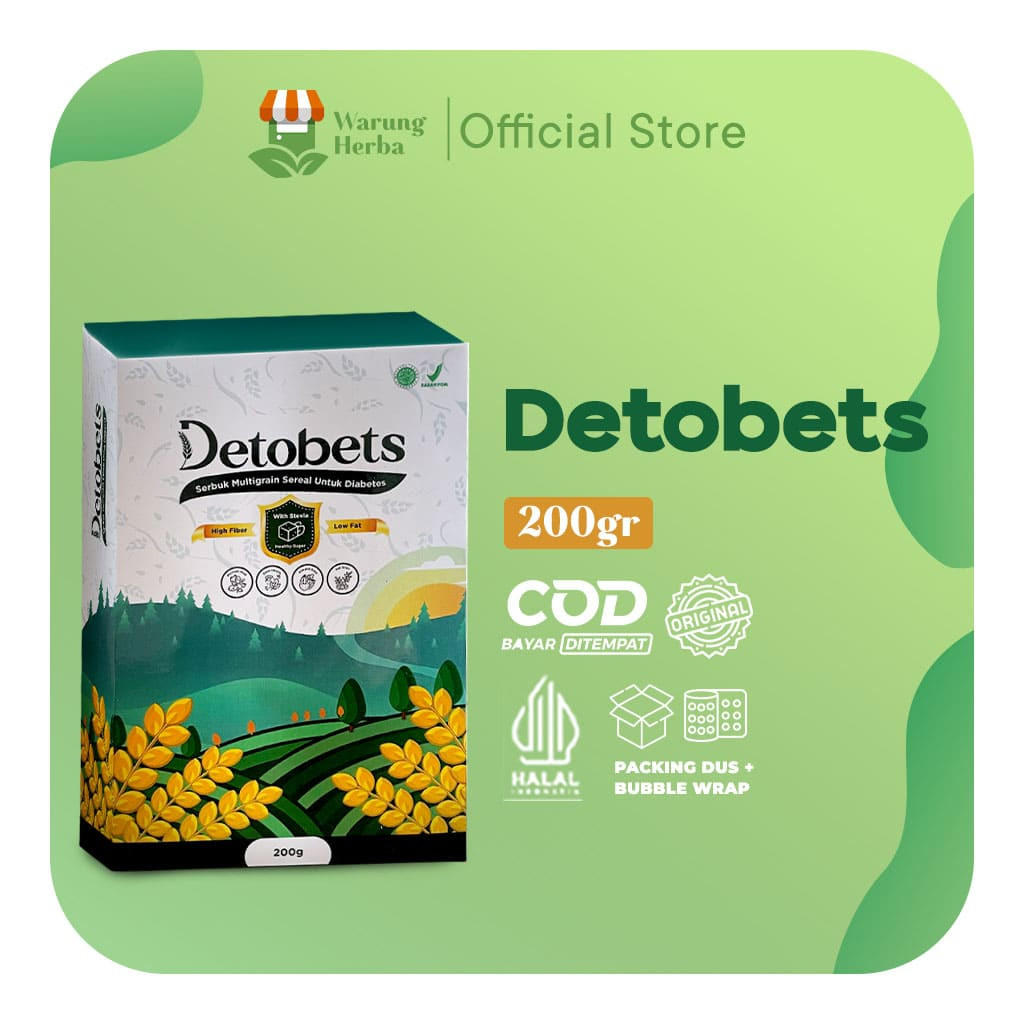 

RATU Detobets Sereal Diabet Serbuk Super Low Fat Rendah Lemak