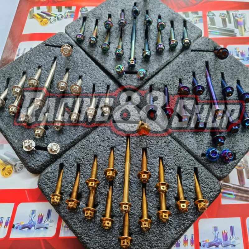 Baut CVT Baut Probolt Blok Mesin CVT Rainbow Beat Old Beat New Beat Fi Beat Esp Spacy Fi