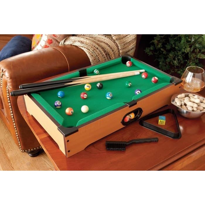 Mini Billiard Pool Table - Mainan Billiard Kayu Asli