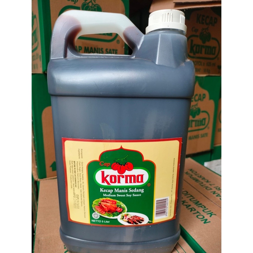 

kecap cap korma kecap sedang jerigen 5 liter