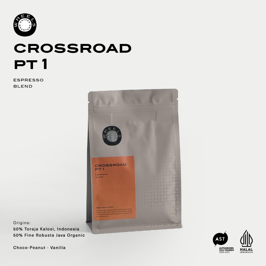 

RATU Crossroad pt.1 Espresso Blend 50 Arabica 50 Robusta Wheels Coffee Roasters