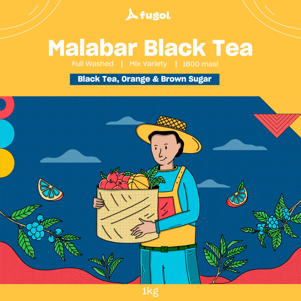 

RATU Kopi Arabika MALABAR BLACK TEA (1 KG) Single Origin Coffee