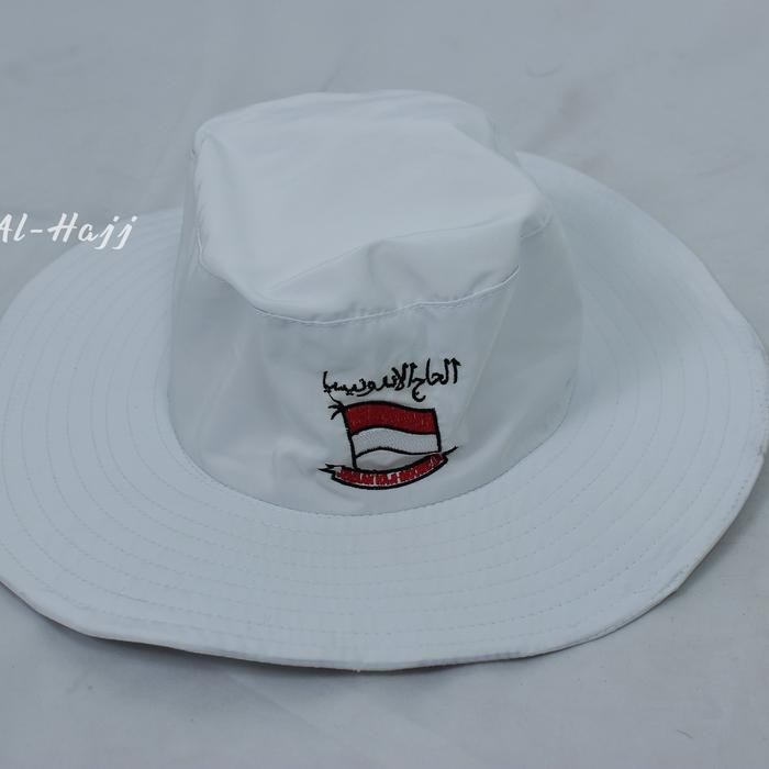 Topi Bundar Haji dan Umroh Pria Putih