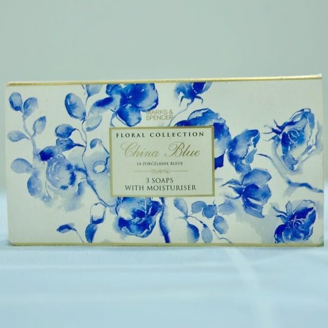 Marks & Spencer Trio of Soap / Sabun Batang isi 3 pcs - China Blue