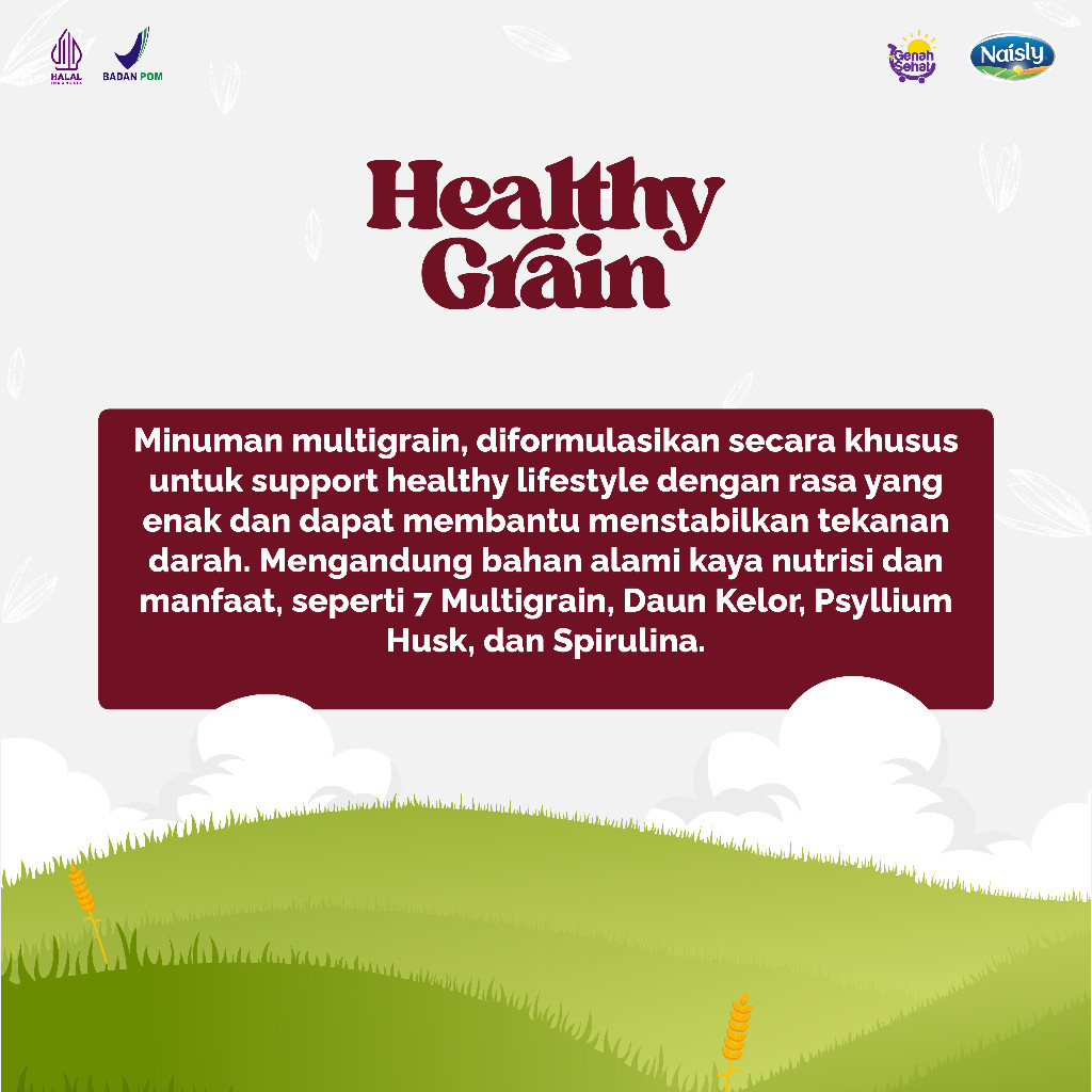 

HealthyGrain Multigrain Sehat untuk Menurunkan Hipertensi Diabetes dan Kolesterol 3 Pouch