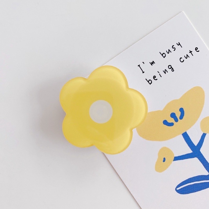 RB2233 POPSOCKET FLOWER BUNGA ACRYLIC KOREA LUCU / PHONE GRID POP SOKET CHARACTER AKRILIK KOREAN