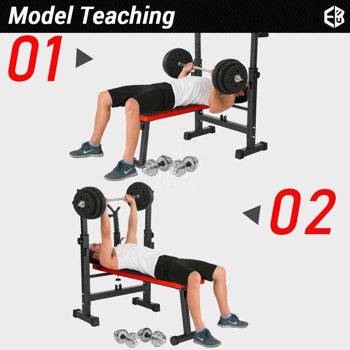 [Powerhouse Zone] Bench Press Kecil Multi Fungsi Berat Bangku Alat Olahraga Rumahan Fitness Gym Sit