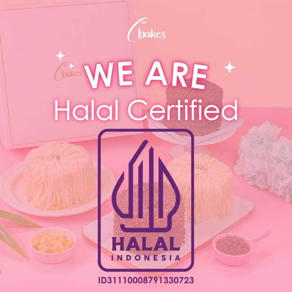 

C BAKES Kue Bolu Chiffon Pandan Coklat Meses - Pandan Choco Super Chiffon Cake HALAL