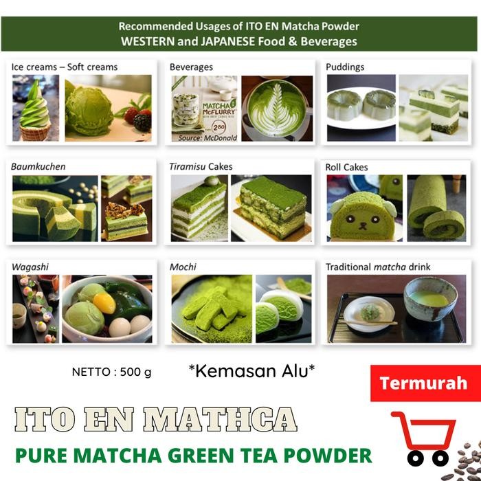 

Promo Terbatas Pure Matcha Green Tea Powder Ito En 500Gr Aman