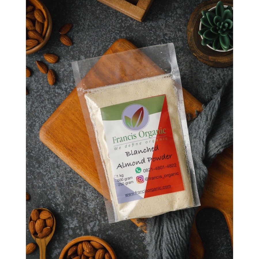

Francis Organic - Natural Blanched Almond Powder / Almond Bubuk 250 gr