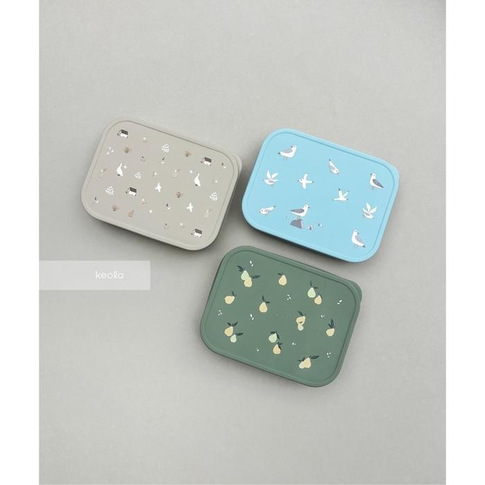 

KEOLA - Premium Printed Special Edition Lunch Box Stainless With Silicon Lid Leakproof/ Kotak Makan